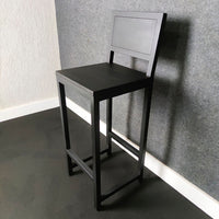 Banqueta estilo industrial preta