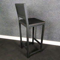 Banqueta estilo industrial preta