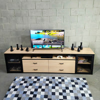 Rack estilo industrial 200x70x40cm