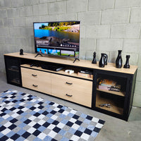 Rack estilo industrial 200x70x40cm