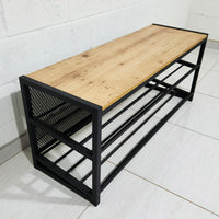 Sapateira estilo industrial 100x40x50cm