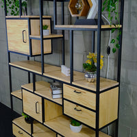 Estante estilo industrial 200Ax150Lx30Pcm