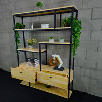 Estante estilo industrial 120x200x30cm