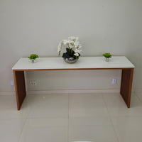 Aparador ripado laranja bronze 200Lx90Ax40Pcm